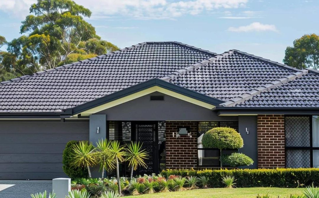 Brisbane home with a newly replaced roof showcasing affordable roofing options