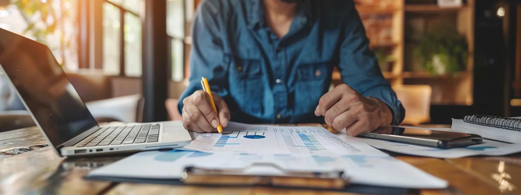 Brisbane homeowner reviewing government grant documents for roof replacement in a home office